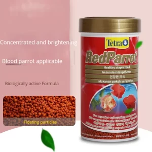 Tetra 110g Blood Parrotfish Feed Red And Color Special Hair Color Fish Food Blood Parrotfish Feed Aquarium Pet Feeding Supplies